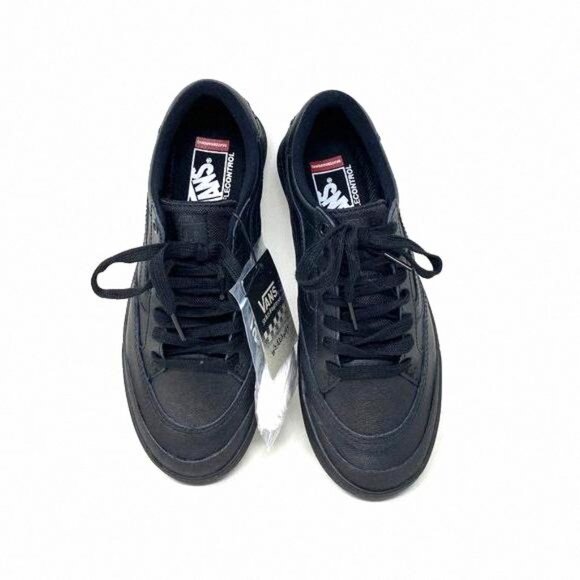 💖MEGA SALE💖Vans Berle Skateboarding Casual Women Black VN0A5JIJ9BK Leather - Picture 2 of 10